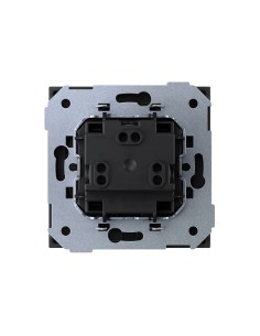 Euroamerican modular socket base 16A IP44 matte black Simon 360 2