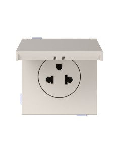 Simon 360 Modular Euroamerican Socket Base 16A IP44 Matte Sand