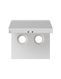 Universal R-TV+SAT socket cover IP44 matte white Simon 360