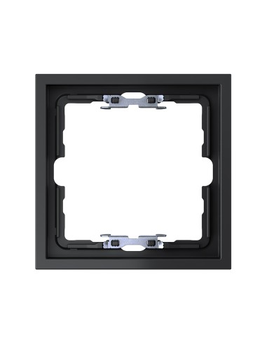 Frame for 1 element matte black with Simon 360 aligner