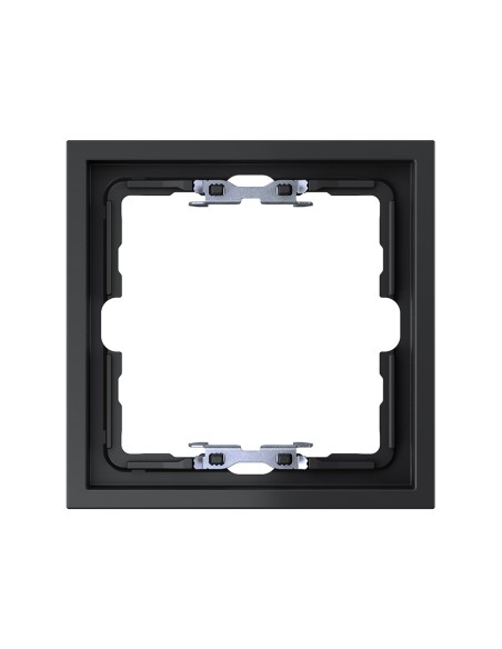 Frame for 1 element matte black with Simon 360 aligner
