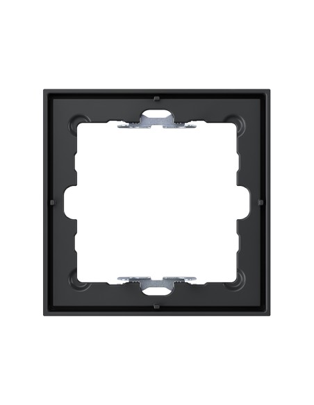 Frame for 1 element matte black with Simon 360 aligner