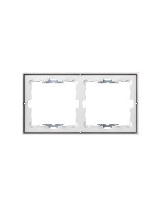 Cornice per 2 elementi in bianco opaco con allineatore... 2