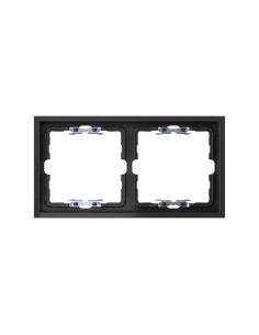 Black Matte Frame for 2 Elements with Simon 360 Aligner