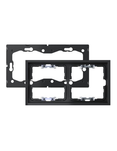 Black Matte Frame for 2 Elements with Simon 360 Aligner