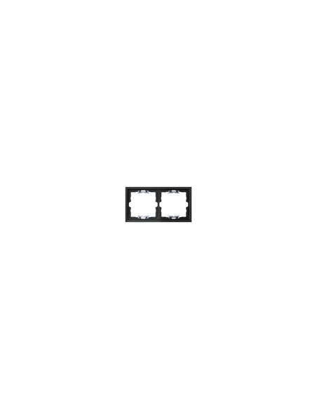 Black Matte Frame for 2 Elements with Simon 360 Aligner