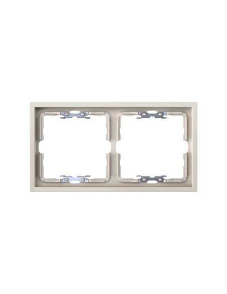 Frame for 2 elements sand matte finish with Simon 360 aligner