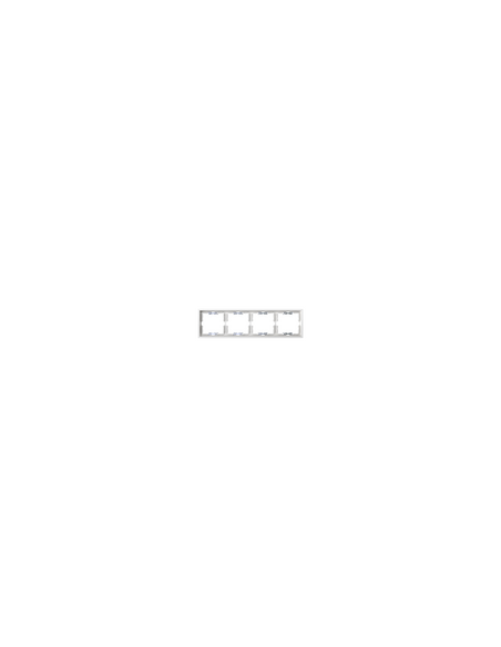 White Matte Frame for 4 Elements with Simon 360 Aligner