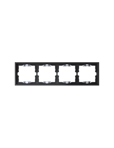 Black Matte Frame for 4 Elements with Simon 360 Aligner