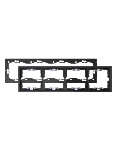 Black Matte Frame for 4 Elements with Simon 360 Aligner