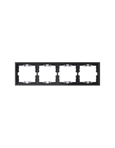 Black Matte Frame for 4 Elements with Simon 360 Aligner