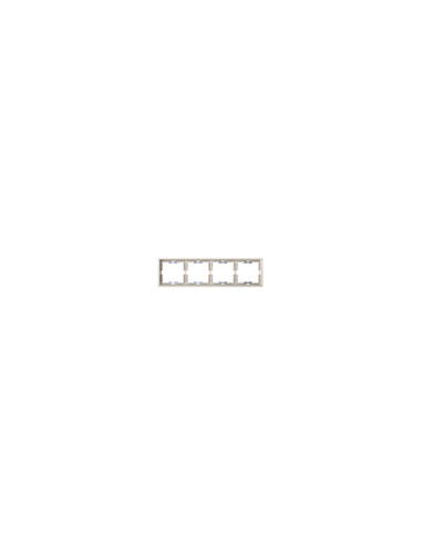 Simon 360 recessed frame for 4 elements matte sand finish
