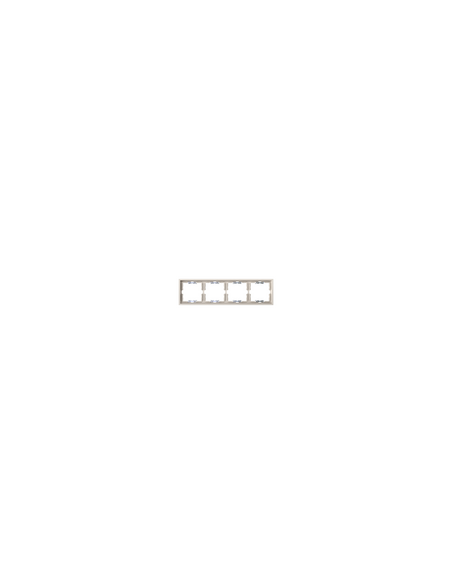 Simon 360 recessed frame for 4 elements matte sand finish