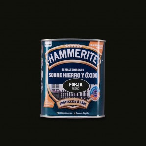 HAMMERITE ÉMAIL MÉTAL FORGE NOIR 0.750 L 
