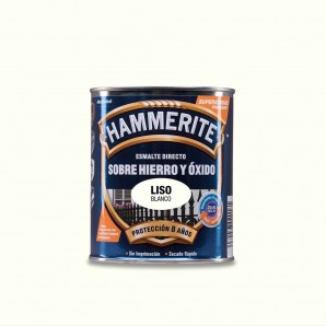 HAMMERITE SMALTO IN OTTONE LISCIO BIANCO BRILLANTE 0,750 L 