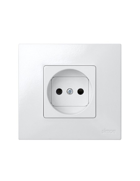 Simon 27 Play Bipolar Socket Base 16A 250V with Safety Device