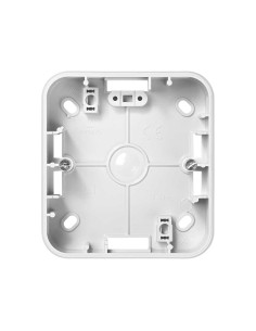 Boîte de surface basse Simon 75 en thermoplastique blanc 82x89x27 mm