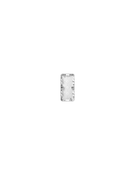High surface box for 1 element white Simon 75