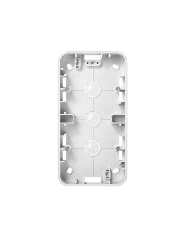 High surface box for 1 element white Simon 75