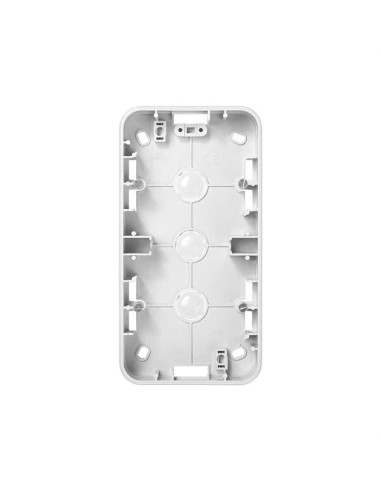 High surface box for 1 element white Simon 75