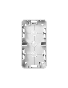 Caja de superficie alta Simon 75 para 2 elementos blanco