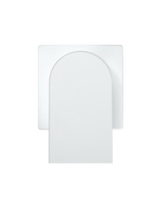 Weiße Abdeckung für Glasfaserstecker Simon 82 Concept