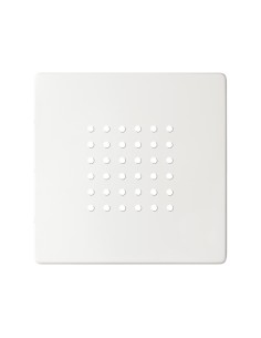 Placa para campainha Simon 82 Concept de 2W branco mate