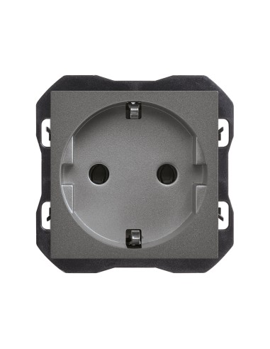 Simon 270 Schuko Socket Base with Titanium Screw Connection