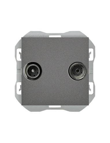 Base de extremidade Simon 270 R-TV+SAT titânio