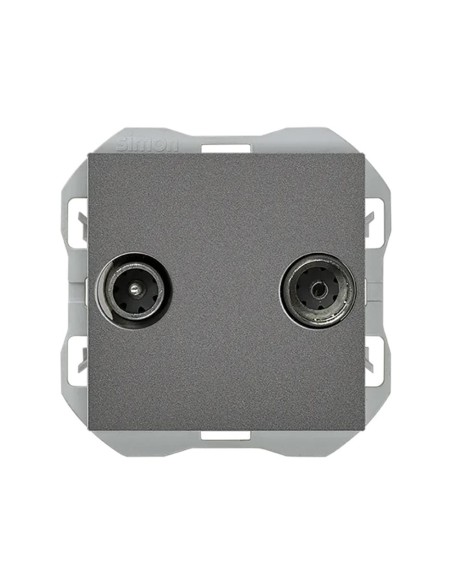 Base de extremidade Simon 270 R-TV+SAT titânio