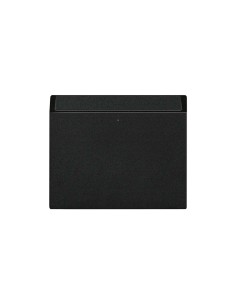 Plaque d'accès Simon 270 encastrable avec 2 micro-interrupteurs noir mat