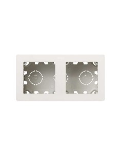 Boîtier encastrable compact pour 2 éléments blanc mat Simon 270 2