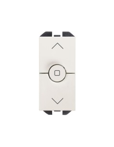Simon 270 recessed shutter switch 3 positions narrow white