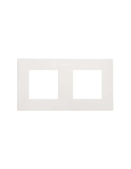 SIMON 270 recessed frame for 2 elements matte white