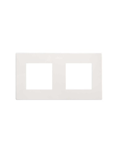 SIMON 270 recessed frame for 2 elements matte white