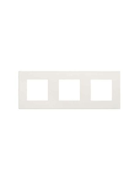 SIMON 270 Recessed Frame 3 Elements Matte White