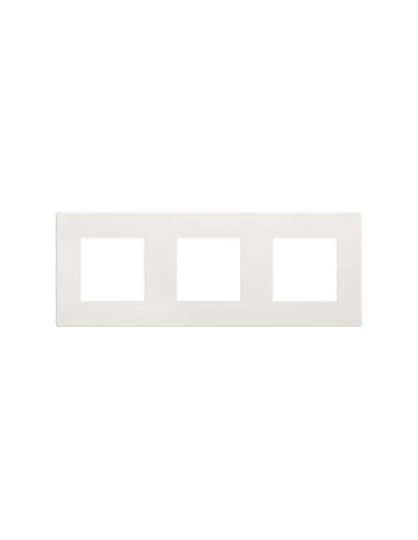 SIMON 270 Recessed Frame 3 Elements Matte White