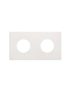 SIMON 270 minimum recessed frame for 2 socket outlets matte white 2