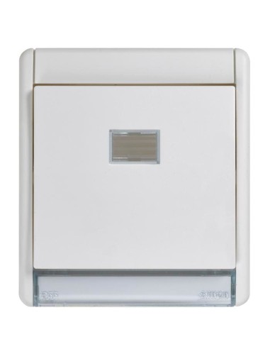 Marco SIMON AQUA con tecla simple blanco