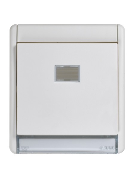 Quadro SIMON AQUA com chave simples branco