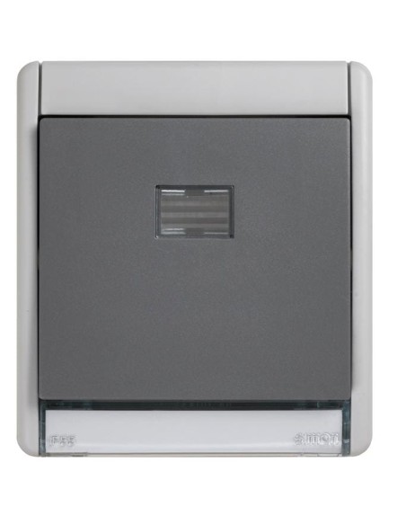 Interruptor SIMON AQUA 10AX IP55 cinza