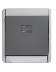 Interruttore SIMON AQUA 10AX IP55 grigio 2