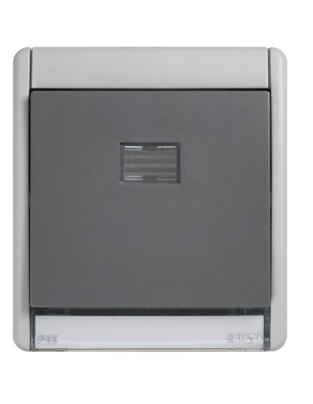 Interruptor SIMON AQUA 10AX IP55 cinza