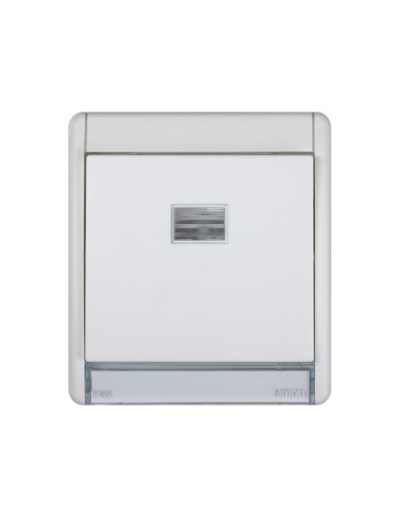 Simon Aqua 10AX Pilot Switch IP55 Grey