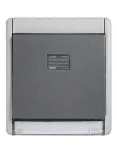 Simon Aqua 10AX Pilot Switch Grey IP55