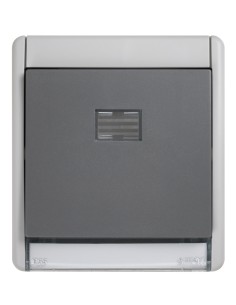 Simon Aqua 10AX Pilot Switch Grey IP55 2