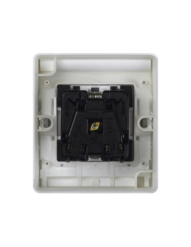 Base de enchufe Schuko Simon Aqua IP55 16A con sistema de embornamiento rápido