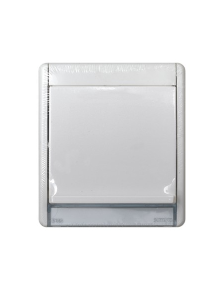 Base de enchufe Schuko Simon Aqua IP55 16A con sistema de embornamiento rápido