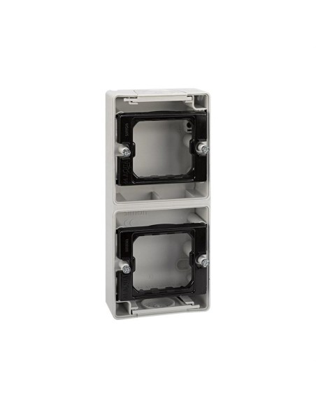 Base de surface verticale pour 2 éléments Simon 44 Aqua blanc