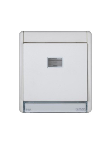Simon Aqua 10AX Pilot Switch IP55 Surface Grey